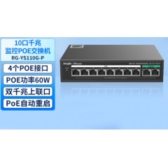锐捷（Ruijie）百兆千兆交换机监控交换器分线器